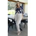  044954 - Blusa Ramany Estampa Folhagem
